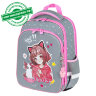 Ранец BRAUBERG QUADRO, 3 отделения, с брелком, "Anime friends", 37х28х18 см, 272022, 272022