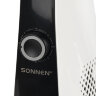 Вентилятор колонный SONNEN TF-1906, 50 Вт, 110 см, ТИХИЙ, 3 скорости потока, бело-черный, вращение 50°, 457786, 457786