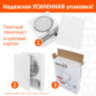Зеркало настольное BRABIX, круглое, диаметр 17 см, двустороннее, с увеличением, металлическая рамка, 607422, 607422