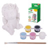 ФИГУРКА ИЗ ГИПСА с красками и кистью для росписи, ассорти, BRAUBERG KIDS, 665203, 12 штук, 665203