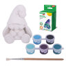 ФИГУРКА ИЗ ГИПСА с красками и кистью для росписи, ассорти, BRAUBERG KIDS, 665203, 12 штук, 665203