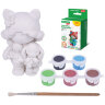 ФИГУРКА ИЗ ГИПСА с красками и кистью для росписи, ассорти, BRAUBERG KIDS, 665203, 12 штук, 665203