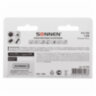 Батарейки КОМПЛЕКТ 10 шт., SONNEN Alkaline, АА (LR6, 15А), алкалиновые, пальчиковые, короб, 451086, 451086