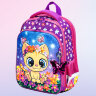 Ранец BRAUBERG QUADRO, 3 отделения, с брелком, "Charming kitten", 37х28х18 см, 270602, 270602