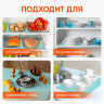 Коврики универсальные 6 шт., 30х45 см, для холодильника, полок, сервировки, бирюзовый, DASWERK, 609606, 609606