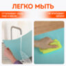 Коврики универсальные 6 шт., 30х45 см, для холодильника, полок, сервировки, бирюзовый, DASWERK, 609606, 609606