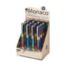 Ручка шариковая BRUNO VISCONTI "MONACO PEARL", СИНЯЯ, темно-синий корпус, линия 0,4 мм, 20-0125/84, 12 штук, 144565