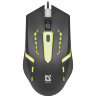 Мышь проводная DEFENDER Flash MB-600L, 800-1200 dpi, 4 кнопки + 1 колесо-кнопка, оптическая, черная, 52600, 513105