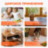 Коврики универсальные 6 шт., 30х45 см, для холодильника, полок, сервировки, прозрачный, DASWERK, 609604, 609604