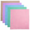 Салфетки из МИКРОФИБРЫ ПЛЮШЕВОЙ 30х30 см, КОМПЛЕКТ 10 шт., PASTEL, ассорти, 250 г/м2, LAIMA HOME, 608445, 608445