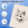 Скетчбук, слоновая кость 140 г/м2, 130х210 мм, 80 л., софт-тач, резинка, наклейки, FUNSTER (ФАНСТЕР), "Пёсик", 117784, 117784