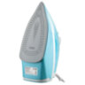 Утюг BRAYER BR4000, 2600 Вт, керамическое покрытие, самоочистка, антикапля, автоотключение, голубой, 456106