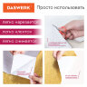 Самоклеящаяся пленка, алюминиевая фольга защитная для кухни/дома, 0,6х3 м, золото, узор, DASWERK (ДАСВЕРК), 607847, 607847