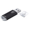 Флеш-диск 32 GB, SMARTBUY V-Cut, USB 2.0, металлический корпус, черный, SB32GBVC-K, 512186