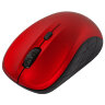 Мышь беспроводная SONNEN V-111, USB, 800/1200/1600 dpi, 4 кнопки, оптическая, красная, 513520, 513520