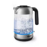 Чайник PHILIPS HD9339/80, 1,7 л, 2200 Вт, закрытый нагревательный элемент, стекло, серебристый, 456948
