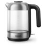 Чайник PHILIPS HD9339/80, 1,7 л, 2200 Вт, закрытый нагревательный элемент, стекло, серебристый, 456948