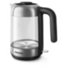 Чайник PHILIPS HD9339/80, 1,7 л, 2200 Вт, закрытый нагревательный элемент, стекло, серебристый, 456948