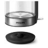 Чайник PHILIPS HD9339/80, 1,7 л, 2200 Вт, закрытый нагревательный элемент, стекло, серебристый, 456948