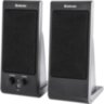Колонки компьютерные DEFENDER SPK-165/170, 2.0, 2х2 W, пластик, черные, разъем для наушников, 65165, 510479