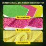Салфетки из МИКРОФИБРЫ 30х30 см, КОМПЛЕКТ 3 шт., OVERLOCK MULTI COLOUR, 220 г/м2, LAIMA HOME, 608221, 608221