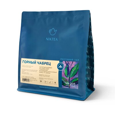 Чай листовой NIKTEA "Горный Чабрец" черный, крупнолистовой, 250 г, TNIKTE-GP0019, 624703