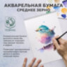 Бумага для акварели А3 60 л., 270 г/м2, мелкое зерно, в коробке, BRAUBERG ART CLASSIC, "Весна", 116888, 116888