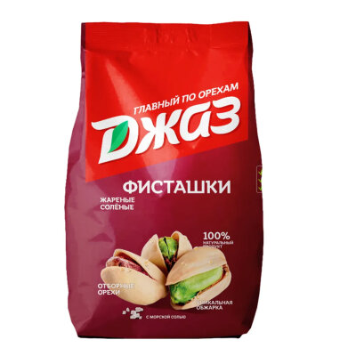 Фисташки жареные соленые ДЖАЗ, 777 г, 624511
