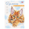 Папка для акварели А4, 10 л., 200 г/м2, 210х297 мм, HATBER, "Рыжий котик", 086706, 10Ба4тВ_29844, 117626