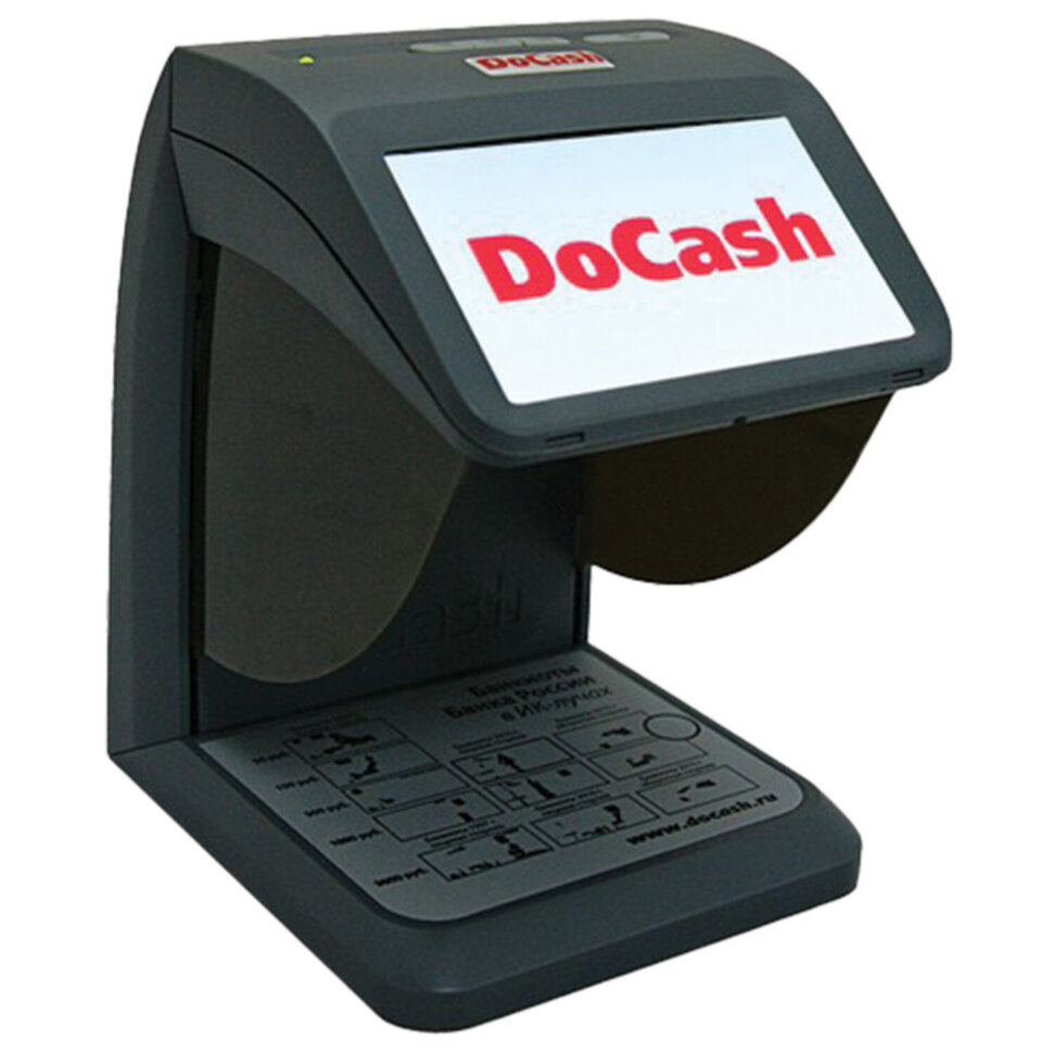 Детектор банкнот DOCASH mini IR/UV/AS, просмотровый, ИК, УФ, АНТИСТОКС, 10658, 291283
