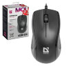 Мышь проводная DEFENDER Optimum MB-160, USB, 2 кнопки + 1 колесо-кнопка, оптическая, черная, 52160, 512027