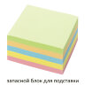 Блок для записей непроклеенный, 9х9х5 см, плотность 80 г/м2, цветной, ОФИСМАГ, 127801, 127801