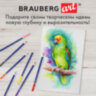 Карандаши художественные цветные акварельные BRAUBERG ART CLASSIC, 36 цветов, грифель 3,3 мм, 181531, 181531