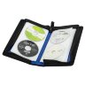Портмоне для CD/DVD BRAUBERG на 96 дисков, обложка пластиковая, синий, 510091, 510091