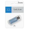 Флеш-диск 32 GB, SMARTBUY V-Cut, USB 2.0, металлический корпус, синий, SB32GBVC-B, 512187