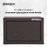 Сейф мебельный BRABIX "SF-170KL", 170х260х230 мм, ключевой замок, черный, 291142, S103BR210514, 291142