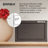 Сейф мебельный BRABIX "SF-170KL", 170х260х230 мм, ключевой замок, черный, 291142, S103BR210514, 291142