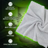Салфетки из МИКРОФИБРЫ 30х30 см, КОМПЛЕКТ 3 шт., ULTRASONIC GREY COLOUR, 220 г/м2, LAIMA HOME, 608217, 608217