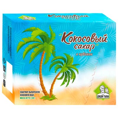 Сахар кусковой со вкусом кокоса, 330 г, 623960