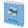 Фотоальбом BRAUBERG "Baby shoes" на 200 фото 10х15 см, твердая обложка, термосклейка, голубой, 39114, 391147, 391147
