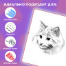 Скетчбук, белая бумага 140 г/м2, 130х210 мм, 80 л., софт-тач, резинка, BRAUBERG ART CLASSIC, "Pink mood", 117779, 117779