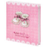 Фотоальбом BRAUBERG "Baby shoes" на 200 фото 10х15 см, твердая обложка, термосклейка, розовый, 39114, 391148, 391148