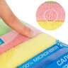 Салфетка из МИКРОФИБРЫ универсальная 40х40 см, КОМПЛЕКТ 4 шт., MULTI PRO COLOUR, 280 г/м2, LAIMA, 607793, 607793