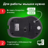 Мышь беспроводная с бесшумным кликом SONNEN V18, USB, 800/1200/1600 dpi, 4 кнопки, синяя, 513515, 513515