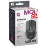 Мышь проводная DEFENDER Optimum MB-270, USB, 2 кнопки + 1 колесо-кнопка, оптическая, черная, 52270, 512863