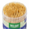 Зубочистки бамбуковые 200 штук в диспенсере, WELDAY (ВЭЛДЭЙ), 607567, 36 штук, 607567