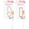 Краб для волос 7,5 см, с подвесками, золотистый, АССОРТИ, MONTE VITA (МОНТЕ ВИТА), 457019, 12 штук, 457019