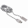 Кабель USB 2.0-Type-C, 1 м, SONNEN Premium, медь, передача данных и быстрая зарядка, 513127, 513127