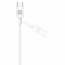 Кабель USB Type-C-Type-C, 30 Вт, белый, 2 м, DEFENDER F182, 87537, 514028