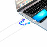 Кабель USB Type-C-Type-C, 30 Вт, белый, 2 м, DEFENDER F182, 87537, 514028